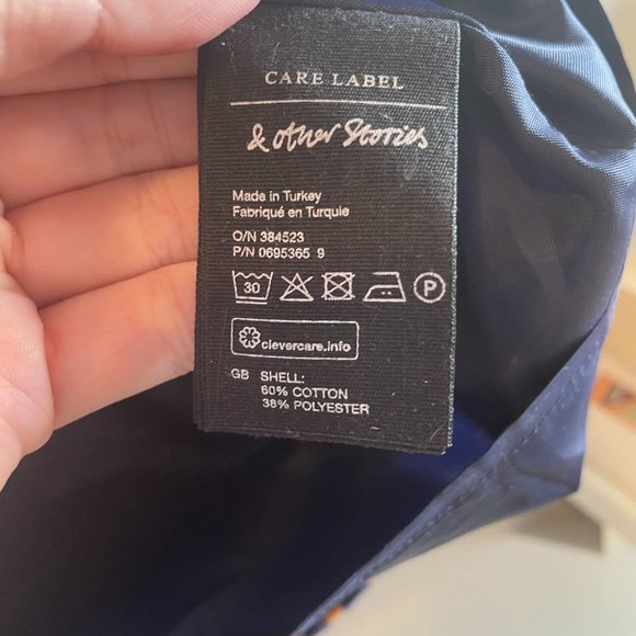 & Other Stories Button Front Miniskirt - Picture 5 of 5